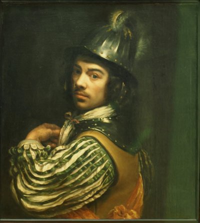 Self-portrait with Helmet by Wallerant Vaillant